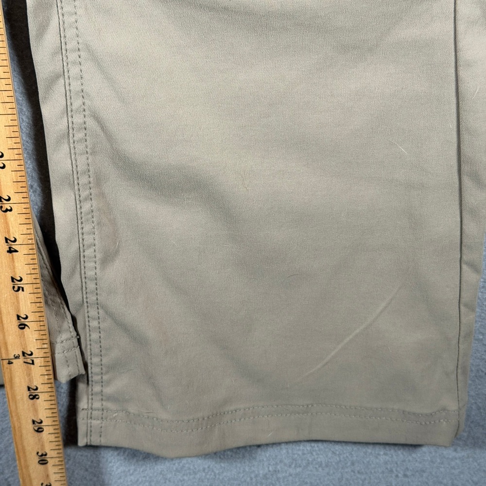 Prana Halle Hiking Pants Dark Khaki Womens 14 Short W4HASH113 Stretch Zion - Picture 6 of 16